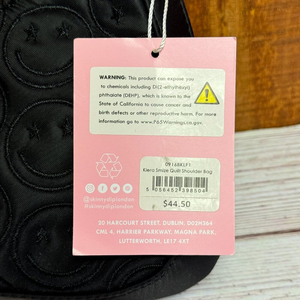 SKINNYDIP LONDON Kiera Smile Nylon Shoulder Bag - Picture 3 of 3